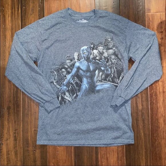 Marvel Black Panther Long Sleeved Shirt - Picture 1 of 3